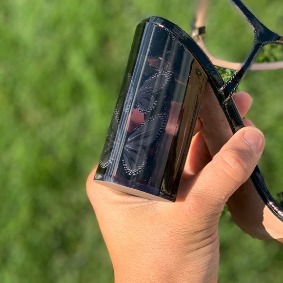 SOLD  | Valentino Patent Butterfly Sandal - Picture 2 of 8